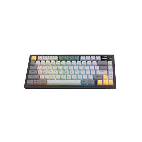 Ajazz AF82 Tri-mode Membrane Keyboard -Stray Night Gray